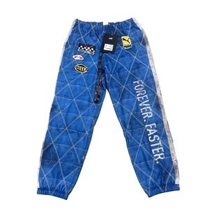 Puma x‎ ASAP Rocky Quilted Sweatpants Clyde Royal Blue Mens Sz Xs 631123-01